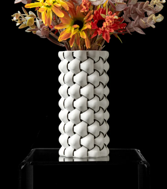 Tri-Weave Flower Vase